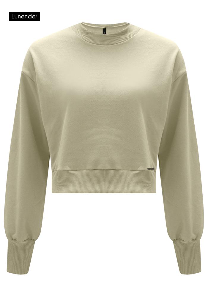 Blusão Cropped com Mangas Bufantes - Imagem 5