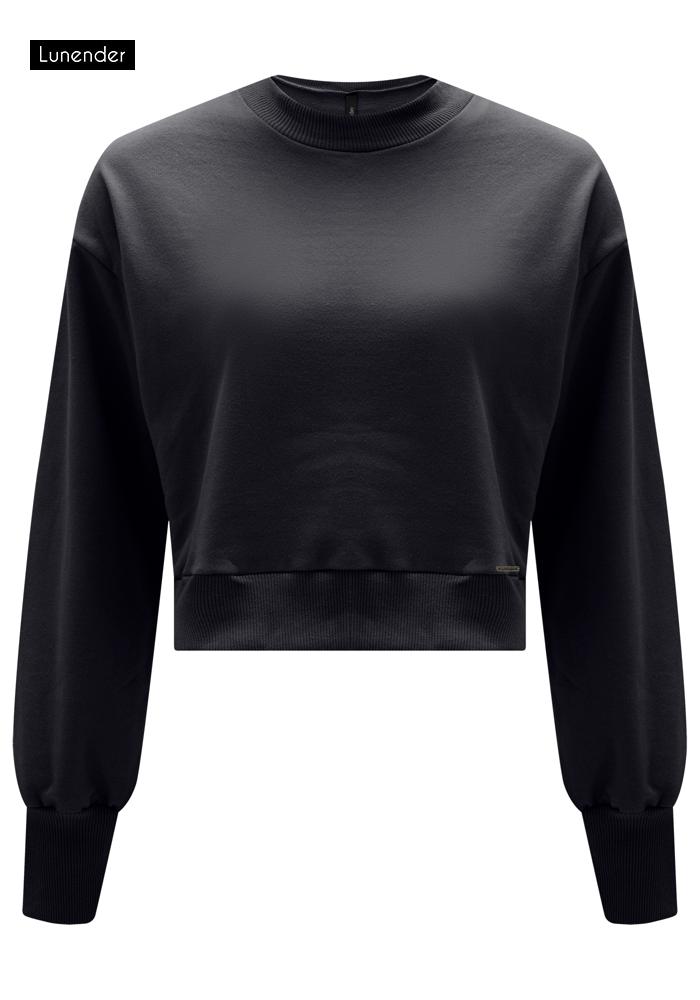 Blusão Cropped com Mangas Bufantes - Imagem 4