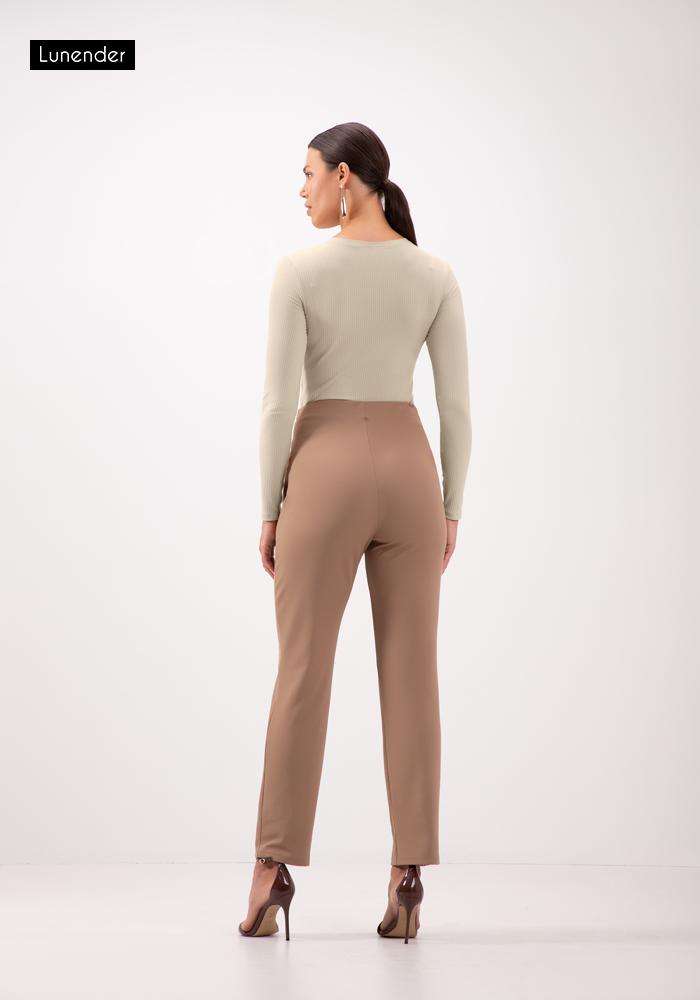 Blusa De Manga Longa Canelada - Imagem 2